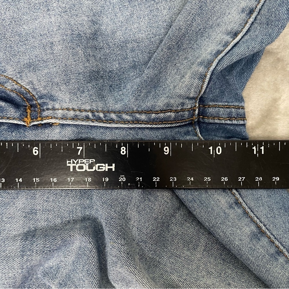 Kut from the Kloth Jeans Size 10 Straight Leg Ankle Distress Light Wash Stretch - Picture 10 of 12